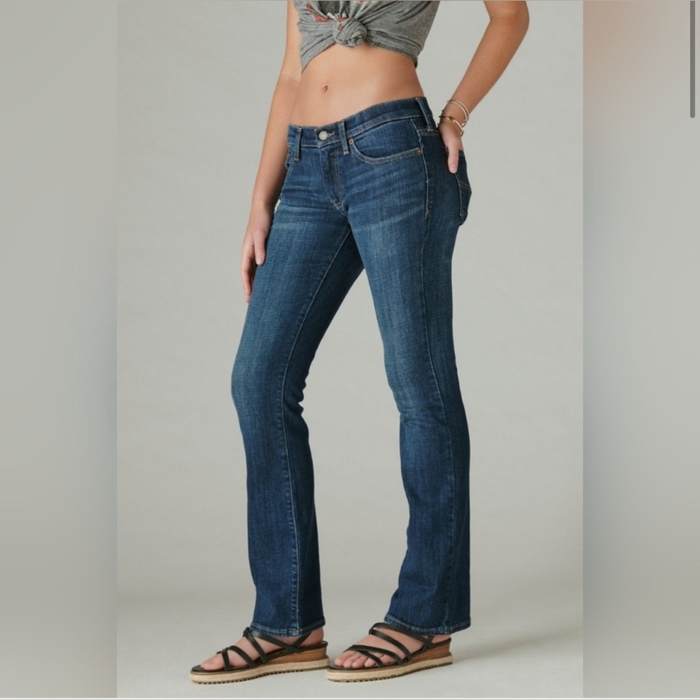 Lucky Brand Women's Boot Cut Jeans - Dark Blue